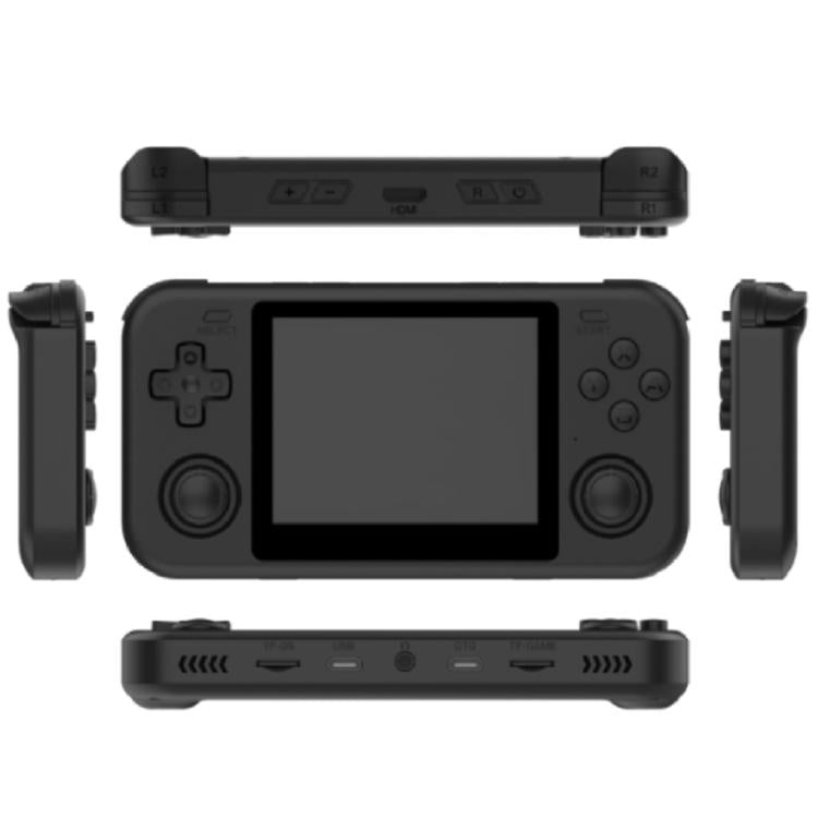 O30S 3.5-inch IPS Screen Open Source Handheld Game Console Linux System, Memory: 128G(Black) - Pocket Console by buy2fix | Online Shopping UK | buy2fix