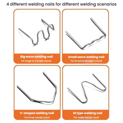 Car Bumper Welding Plastic Welding Tools Welding Wire Patch Nail Hot Stapler Repair Welder, Plug: EU Plug - Hand Tool Sets by buy2fix | Online Shopping UK | buy2fix