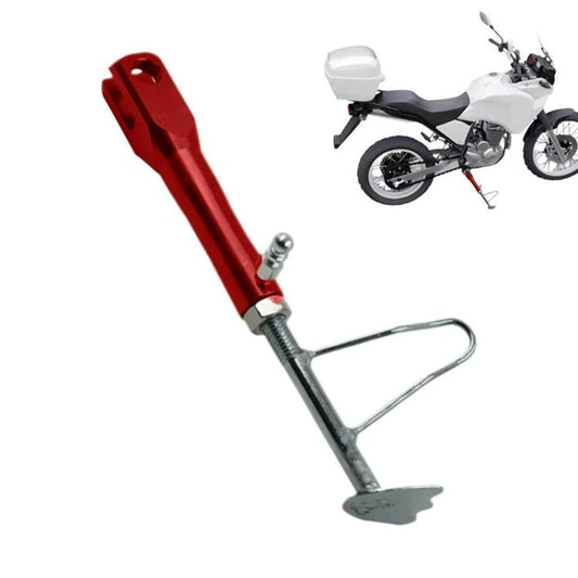 Motorcycle E-Bike Foot Support Retrofit Accessory Retractable Side Stand(Red) - Holder by buy2fix | Online Shopping UK | buy2fix