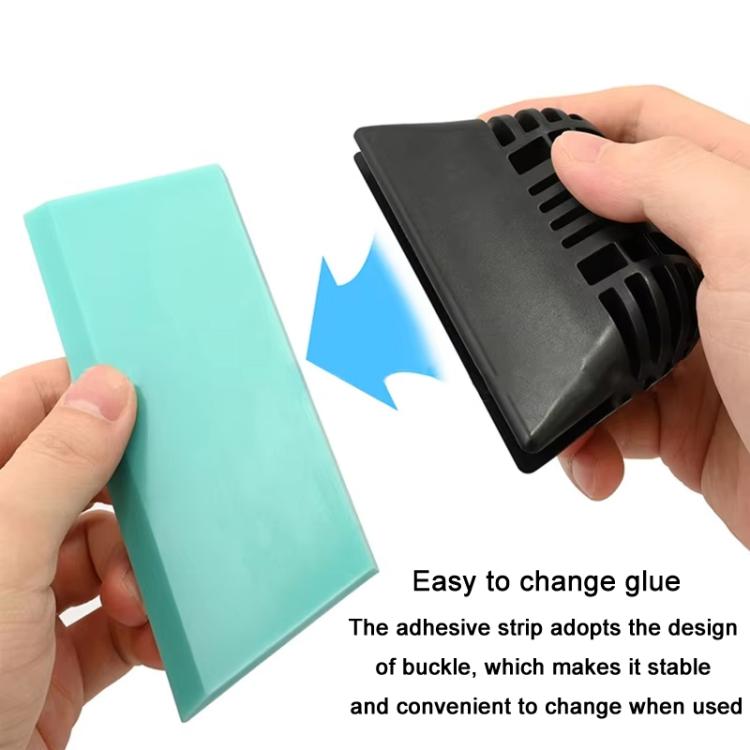 Car Film Scraper Auto Window Tinting Tool Solar Film Car Clothes Wiper Rubber Silicone Soft Wiper(Blue) - Sticker Tools by buy2fix | Online Shopping UK | buy2fix