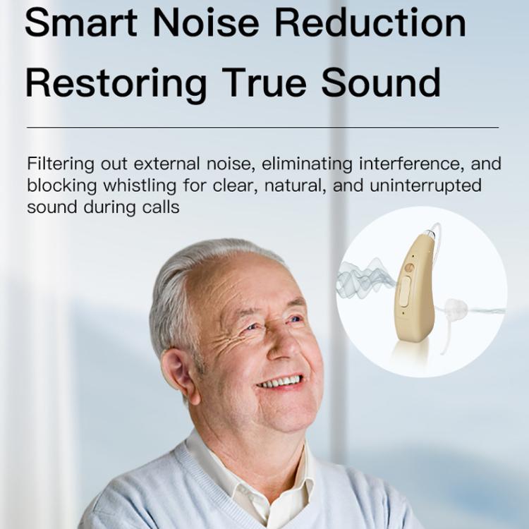 16-Channel Digital Hearing Aid Elderly Sound Amplifier With Digital Display Space Charging Box(Skin Color) - Hearing Aids by buy2fix | Online Shopping UK | buy2fix