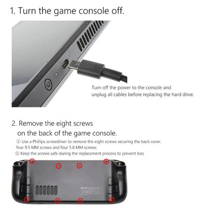 For Steam Deck Game Console SSD Copper Heat Sink M.2 2230 NVMe Radiator Pad, Spec: Set B - Steam Deck Spare Parts by buy2fix | Online Shopping UK | buy2fix