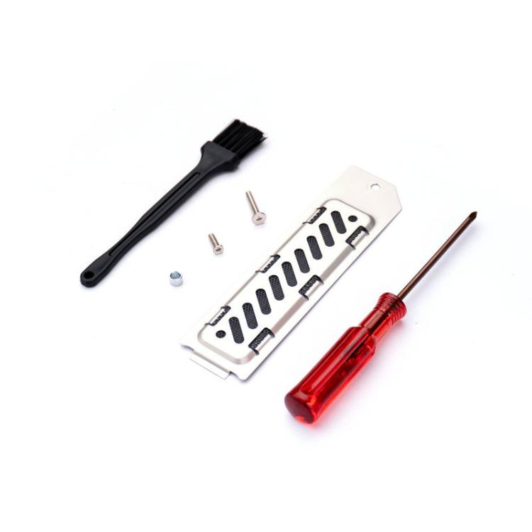 For PS5 Slim / PS5 Pro M.2 SSD Heatsink Dust Cover Expansion Slot Radiator(Black) - PS5 Spare Parts by buy2fix | Online Shopping UK | buy2fix