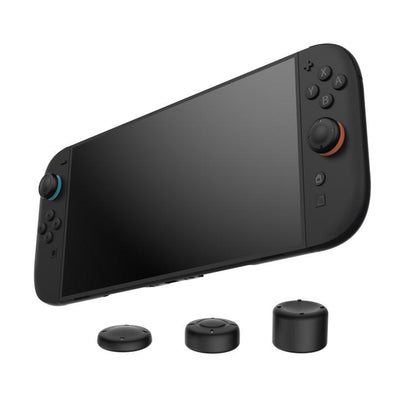 For Switch 2 Console DOBE 6pcs /Pack Joystick Cap Heightening Cap Set(Black) - Cases by DOBE | Online Shopping UK | buy2fix