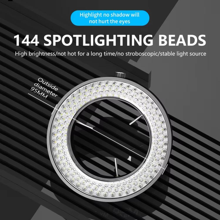 MaAnt MY-037 Cell Phone Repair 144 Beads Microscope Ring Light Source - Microscope Magnifier Series by MaAnt | Online Shopping UK | buy2fix