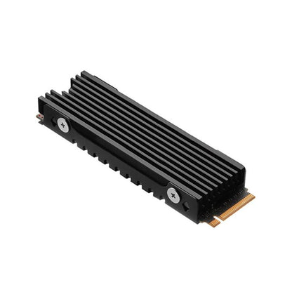 FinalCool M.2 2280 NVME SSD Radiator Aluminum Heat Sink for Desktop PC PS5(Black) - Hard Drive Bags & Cases by FinalCool | Online Shopping UK | buy2fix