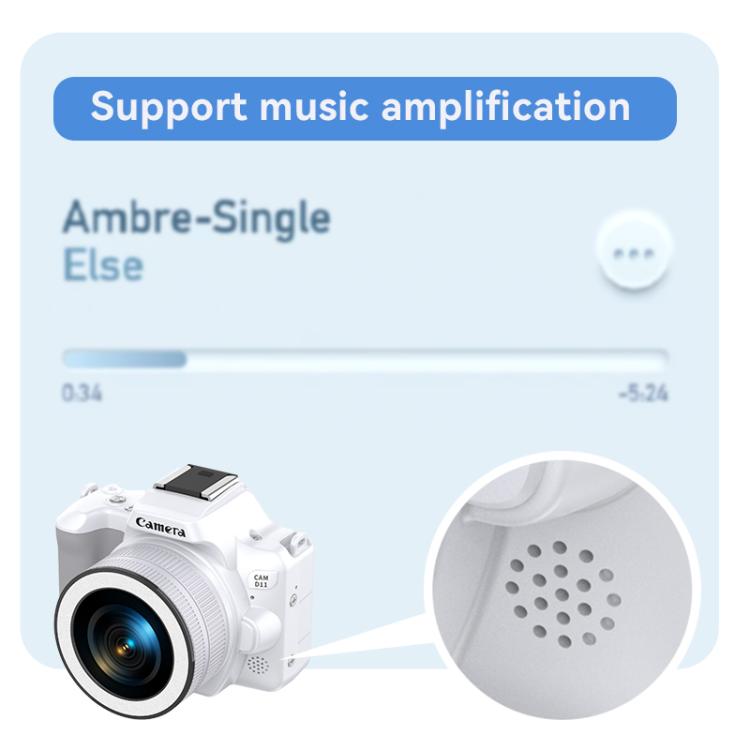48 Million Pixel 2K Ultra HD Mini Digital Portable Camera, Color: White+Fill Light - Video Cameras by buy2fix | Online Shopping UK | buy2fix