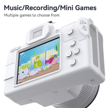 48 Million Pixel 2K Ultra HD Mini Digital Portable Camera, Color: Black+Fill Light - Video Cameras by buy2fix | Online Shopping UK | buy2fix