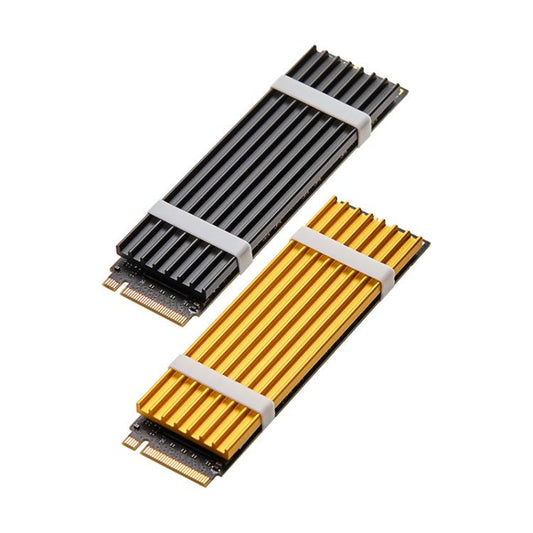 FinalCool M.2 2280 NVMe SSD Heat Sink Solid State Drive Radiator(Black) - Hard Drive Bags & Cases by FinalCool | Online Shopping UK | buy2fix
