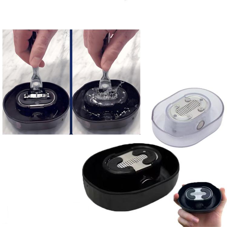 Razor Rinser No Batteries Need Save Water Shaver Cleaner(Transparent) - Shavers Parts by buy2fix | Online Shopping UK | buy2fix
