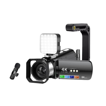 WiFi HD 4K Lightless Colorful Night Vision Digital Video Camera, Color: Black 4pcs /Set - Video Cameras by buy2fix | Online Shopping UK | buy2fix