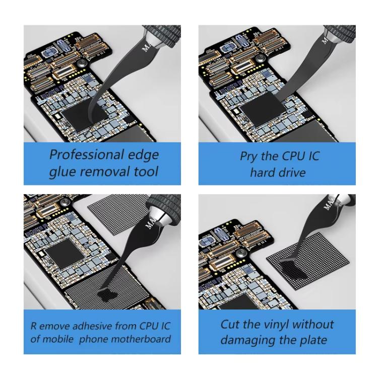 MaAnt MY-102 4 In 1 Blade Pry IC / CPU Hard Disk Blade Cell Phone Motherboard Repair Scraping Gum Degumming Tools - Crowbar by MaAnt | Online Shopping UK | buy2fix