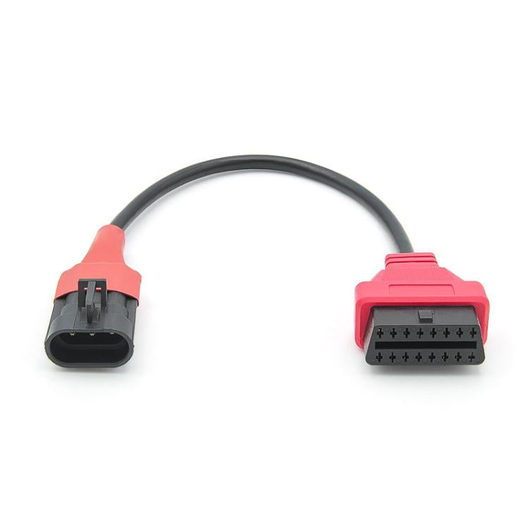For SYM SANYANG Motorcycle OBD Cable 3Pin To OBD2 16Pin Diagnostic Adapter Scanner Extension Cable - Cables & Connectors by buy2fix | Online Shopping UK | buy2fix