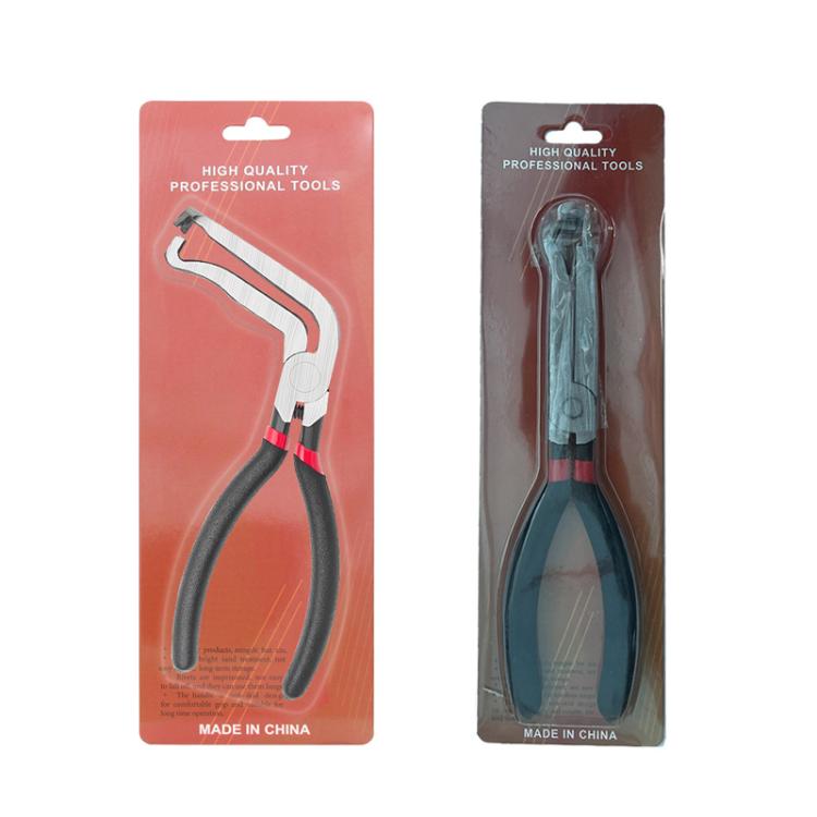 Car Wire Harness Plug Unplugging Plier Fuel Line And Electrical Disconnect Plier Hose Removal, Style: Bent Nozzle - Hand Tool Sets by buy2fix | Online Shopping UK | buy2fix