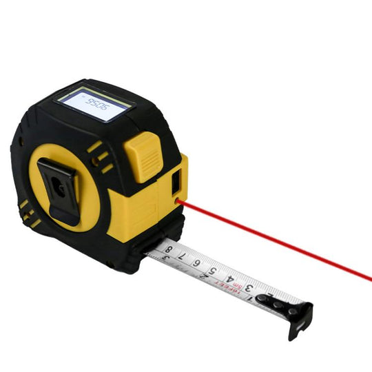 2 in 1 Rechargeable Infrared Laser Rangefinder + 5m Measuring Tape, Specifications: Laser 80m