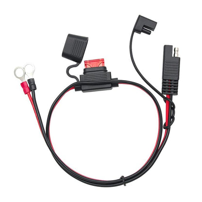 60cm O-Terminal to SAE Power Cable With Fuse Battery Charger Extension Adapter Wire - DIY Cables by buy2fix | Online Shopping UK | buy2fix