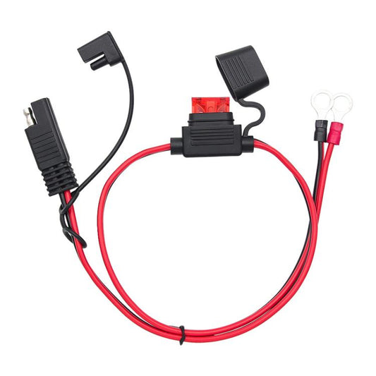 60cm O-Terminal to SAE Power Cable With Fuse Battery Charger Extension Adapter Wire - DIY Cables by buy2fix | Online Shopping UK | buy2fix