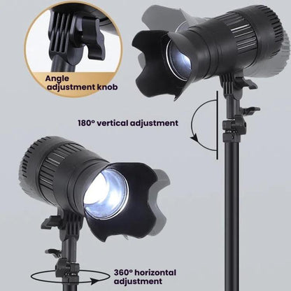 275W 102 LEDs Spotlight Portrait Photography Fill Light Adjustable Focus Triple Color Temperature,US Plug - Selfie Light by buy2fix | Online Shopping UK | buy2fix