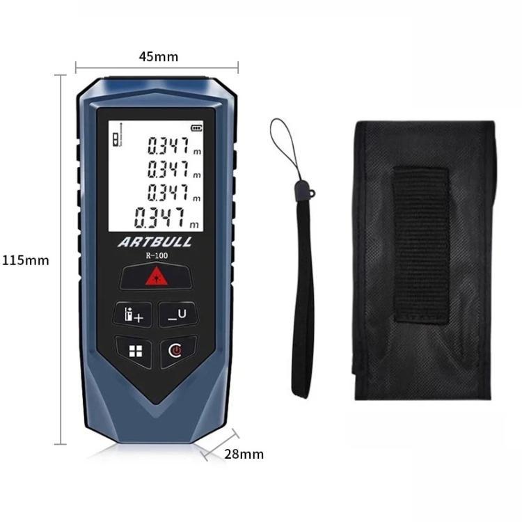 ARTBULL Handheld Infrared Laser Distance Meter Electronic Ruler(100m) - Laser Rangefinder by ARTBULL | Online Shopping UK | buy2fix