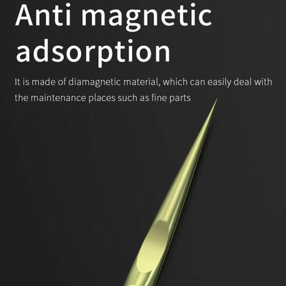 MaAnt Titanium Tweezers Antistatic Small Clip Bird Nest Hair Picking Pink Prick Clip Repair Tool(Curve) - Tweezers by MaAnt | Online Shopping UK | buy2fix