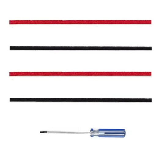 2sets 674 Thin Rolling Brush Plush Strips For Dyson Vacuum Cleaner V7 / V8 / V10 / V11 Direct Drive Brush Head - For Dyson Accessories by buy2fix | Online Shopping UK | buy2fix
