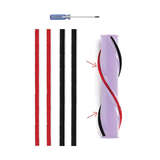2sets 674 Thin Rolling Brush Plush Strips For Dyson Vacuum Cleaner V7 / V8 / V10 / V11 Direct Drive Brush Head - For Dyson Accessories by buy2fix | Online Shopping UK | buy2fix