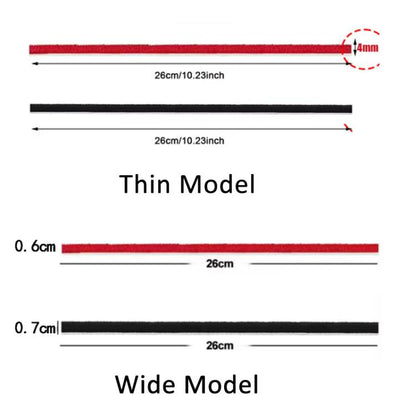 2sets 674 Thin Rolling Brush Plush Strips For Dyson Vacuum Cleaner V7 / V8 / V10 / V11 Direct Drive Brush Head - For Dyson Accessories by buy2fix | Online Shopping UK | buy2fix