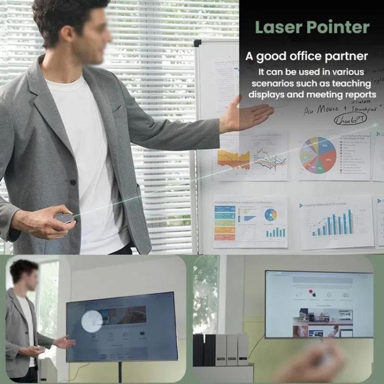 Cheerdots 2 Smart Magnetic Split Air Mouse Wireless Charging Bluetooth Dual Mode Mouse, Color: Dark Grey Recording - Wireless Mice by Cheerdots | Online Shopping UK | buy2fix