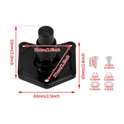 For Harley Motorcycle Modification Starter Switch Solenoid Valve Cover(Electroplating) - Others by buy2fix | Online Shopping UK | buy2fix