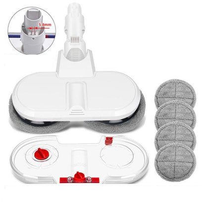 Electric Mop Head With Water Tank for Xiaomi Dreame / Dyson Handheld Vacuum Cleaner Narrow 6 Gray Rags - For Xiaomi Accessories by buy2fix | Online Shopping UK | buy2fix