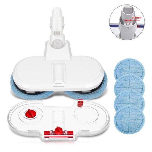 Electric Mop Head With Water Tank for Xiaomi Dreame / Dyson Handheld Vacuum Cleaner Narrow 6 Blue Rags - For Xiaomi Accessories by buy2fix | Online Shopping UK | buy2fix