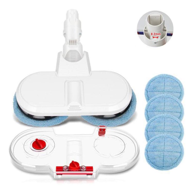 Electric Mop Head With Water Tank for Xiaomi Dreame / Dyson Handheld Vacuum Cleaner Wide 6 Blue Rags - For Xiaomi Accessories by buy2fix | Online Shopping UK | buy2fix