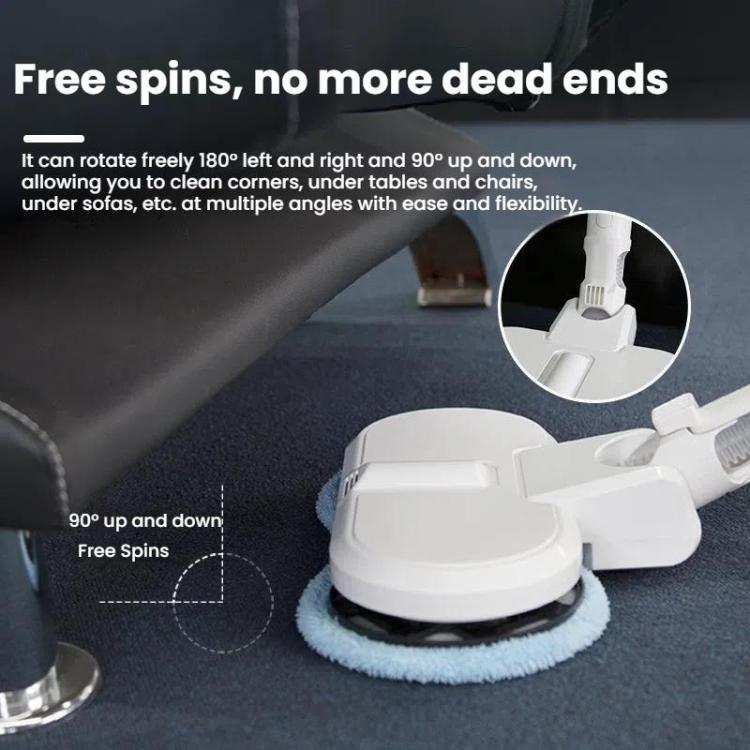 Electric Mop Head With Water Tank for Xiaomi Dreame / Dyson Handheld Vacuum Cleaner Narrow 6 Gray Rags - For Xiaomi Accessories by buy2fix | Online Shopping UK | buy2fix