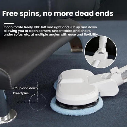 Electric Mop Head With Water Tank for Xiaomi Dreame / Dyson Handheld Vacuum Cleaner Narrow 6 Gray Rags - For Xiaomi Accessories by buy2fix | Online Shopping UK | buy2fix