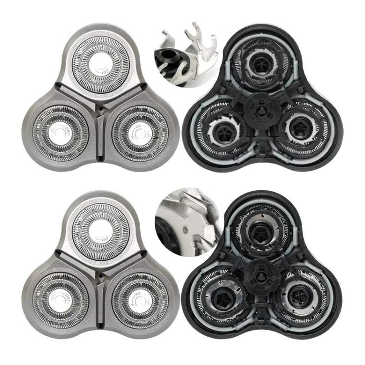 For Xiaomi Mijia S300 / S500 / S500C / MJTXD01SKS Electric Shaver Blade Head Replace Accessories, Style: Upper Half Head ( With Single Layer Blade ) - Shavers Parts by buy2fix | Online Shopping UK | buy2fix