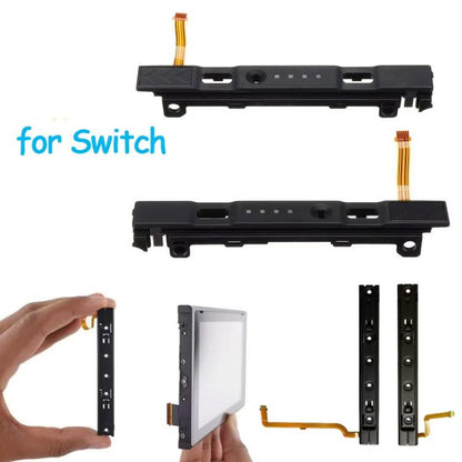 For Nintendo Switch Console 1pair Slide Rail With Tool Set NS Repair Parts(Black) - Switch Spare Parts by buy2fix | Online Shopping UK | buy2fix