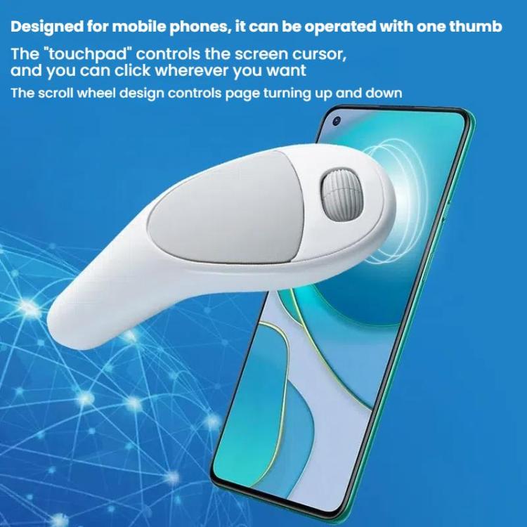CMS01 USB Rechargeable Mobile Phone Remote Control Mouse Video Bluetooth Wireless Finger Mouse(For Android + IOS) - Phone Remote Control by buy2fix | Online Shopping UK | buy2fix