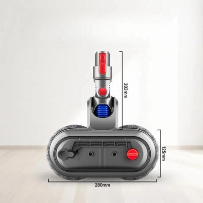 Electric Mop Head Attachment For Dyson V15 / V11 / V10 / V7 / V8 Vacuum Cleaner With 4 Rags - For Dyson Accessories by buy2fix | Online Shopping UK | buy2fix