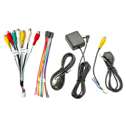 6pcs / Set Palminfo Android Navigation Cable 7-Heads Audio Cable 16 Pin Power Cord GPS Antenna 4 Pin 6 Pin USB Cable Rear View Line - DIY Cables by buy2fix | Online Shopping UK | buy2fix