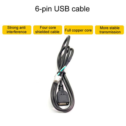 6pcs / Set Palminfo Android Navigation Cable 7-Heads Audio Cable 16 Pin Power Cord GPS Antenna 4 Pin 6 Pin USB Cable Rear View Line - DIY Cables by buy2fix | Online Shopping UK | buy2fix