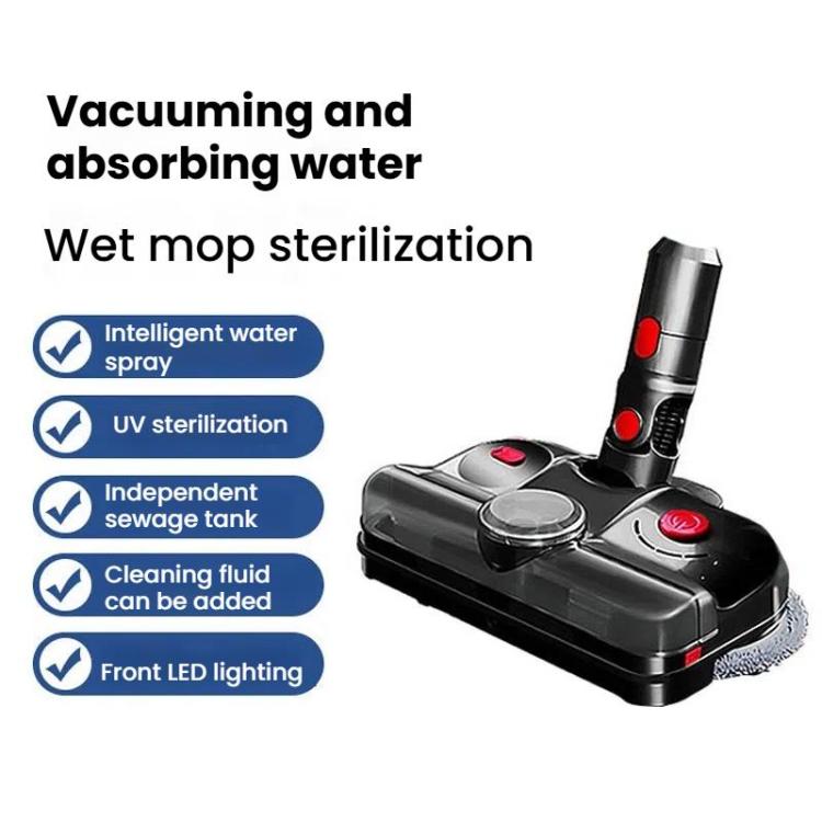 For Dyson V7 / V8 / V10 / V11  4-In-1 Electric Mop Head With UV Sterilizer Light And Water Tank - For Dyson Accessories by buy2fix | Online Shopping UK | buy2fix
