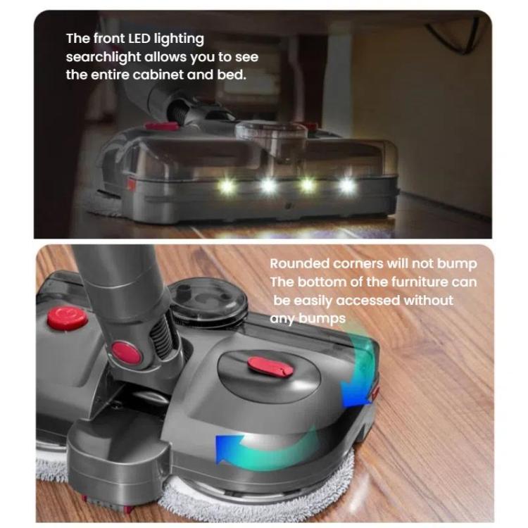 For Dyson V7 / V8 / V10 / V11  4-In-1 Electric Mop Head With UV Sterilizer Light And Water Tank - For Dyson Accessories by buy2fix | Online Shopping UK | buy2fix