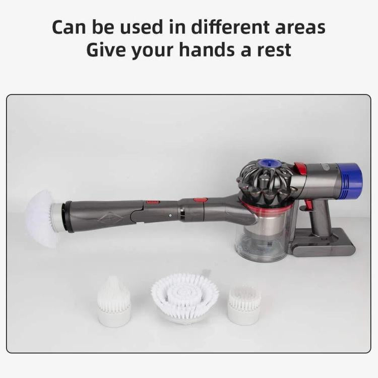 Cleaning Brush Attachment Set For Dyson V11 / V10 / V8 / V7 Hard Bristle Bathtub Floor Brush - For Dyson Accessories by buy2fix | Online Shopping UK | buy2fix