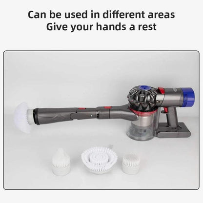 Cleaning Brush Attachment Set For Dyson V11 / V10 / V8 / V7 Hard Bristle Bathtub Floor Brush - For Dyson Accessories by buy2fix | Online Shopping UK | buy2fix