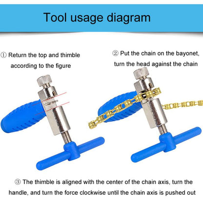 Mountain Bicycle Chain Cutter Steel Chain Release Tool(Black) - Maintenance tools by buy2fix | Online Shopping UK | buy2fix