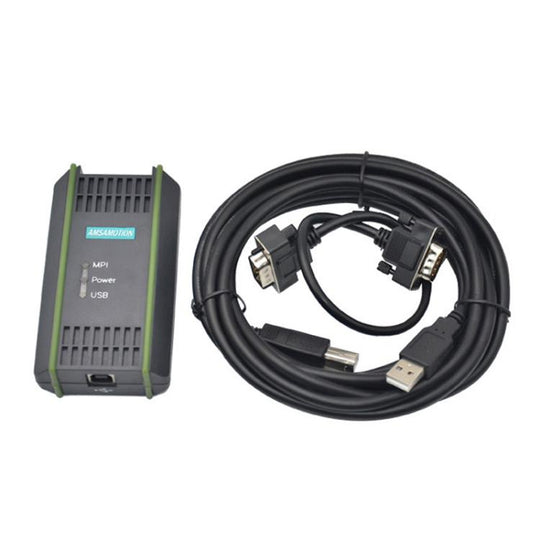 AMSAMOTION USB-MPI Programming Cable For Siemens S7-200/300/400PLC / 6ES7972-0CB20-0XA0 2.5m