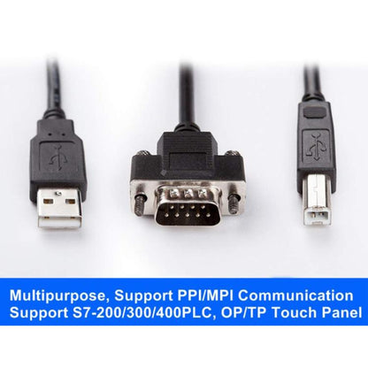 AMSAMOTION USB-MPI Programming Cable For Siemens S7-200/300/400PLC / 6ES7972-0CB20-0XA0 Photoelectric Isolation 4.5m - Others by AMSAMOTION | Online Shopping UK | buy2fix