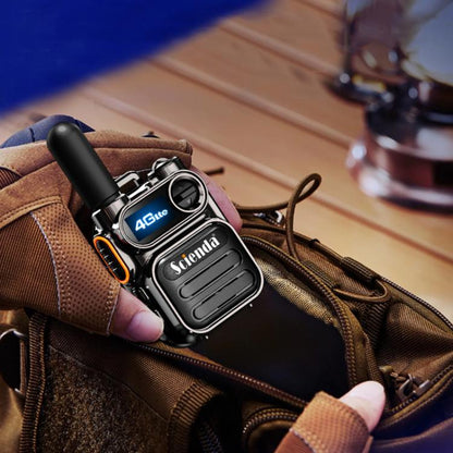 Scienda G388 Global-PTT 4G Two-way Wireless Walkie-talkie Portable Remote Communicator(Bronze) - Handheld Walkie Talkie by Scienda | Online Shopping UK | buy2fix