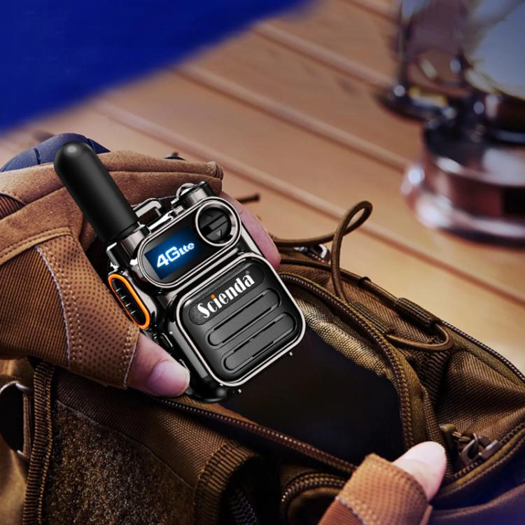 Scienda G388 Global-PTT 4G Two-way Wireless Walkie-talkie Portable Remote Communicator(Gray) - Handheld Walkie Talkie by Scienda | Online Shopping UK | buy2fix