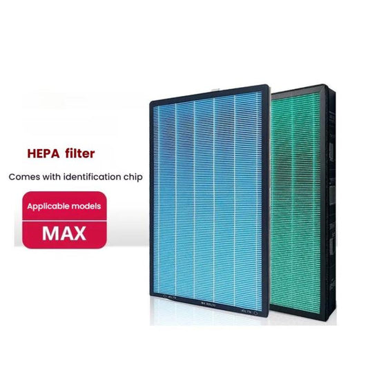 For Xiaomi Air Purifier Max 2pcs Filter HEPA Activated Carbon Purification Filter Element(Blue) - Air Purifiers Parts by buy2fix | Online Shopping UK | buy2fix